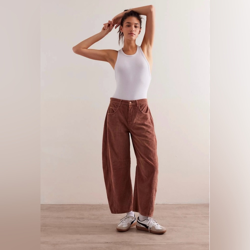 Free People we the free good luck barrel cords in emperador